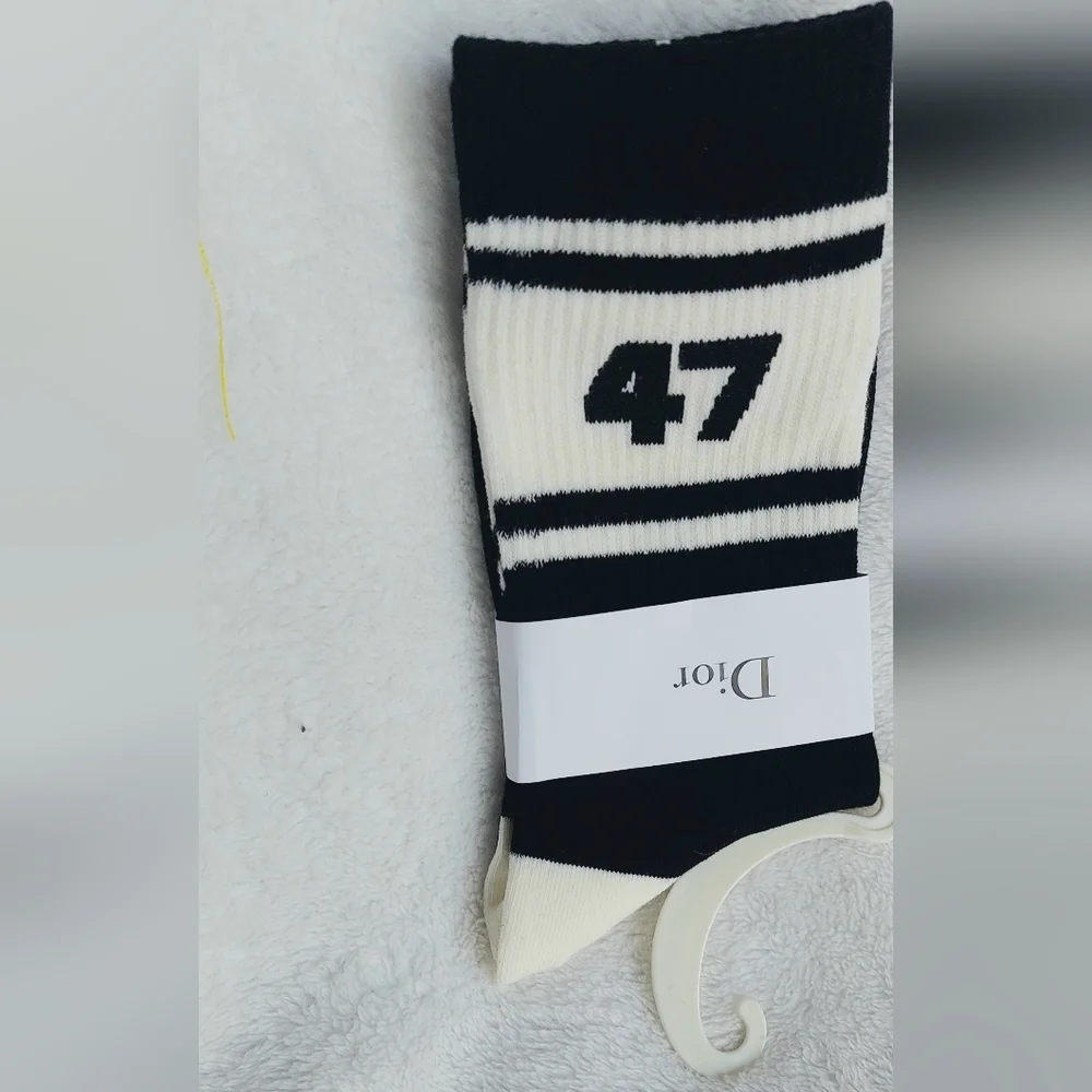 Black and White Casual Socks Women size 7-9